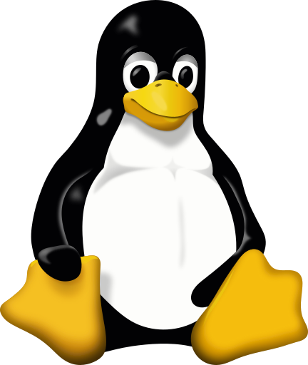 Tux (a penguin), facing towards the right